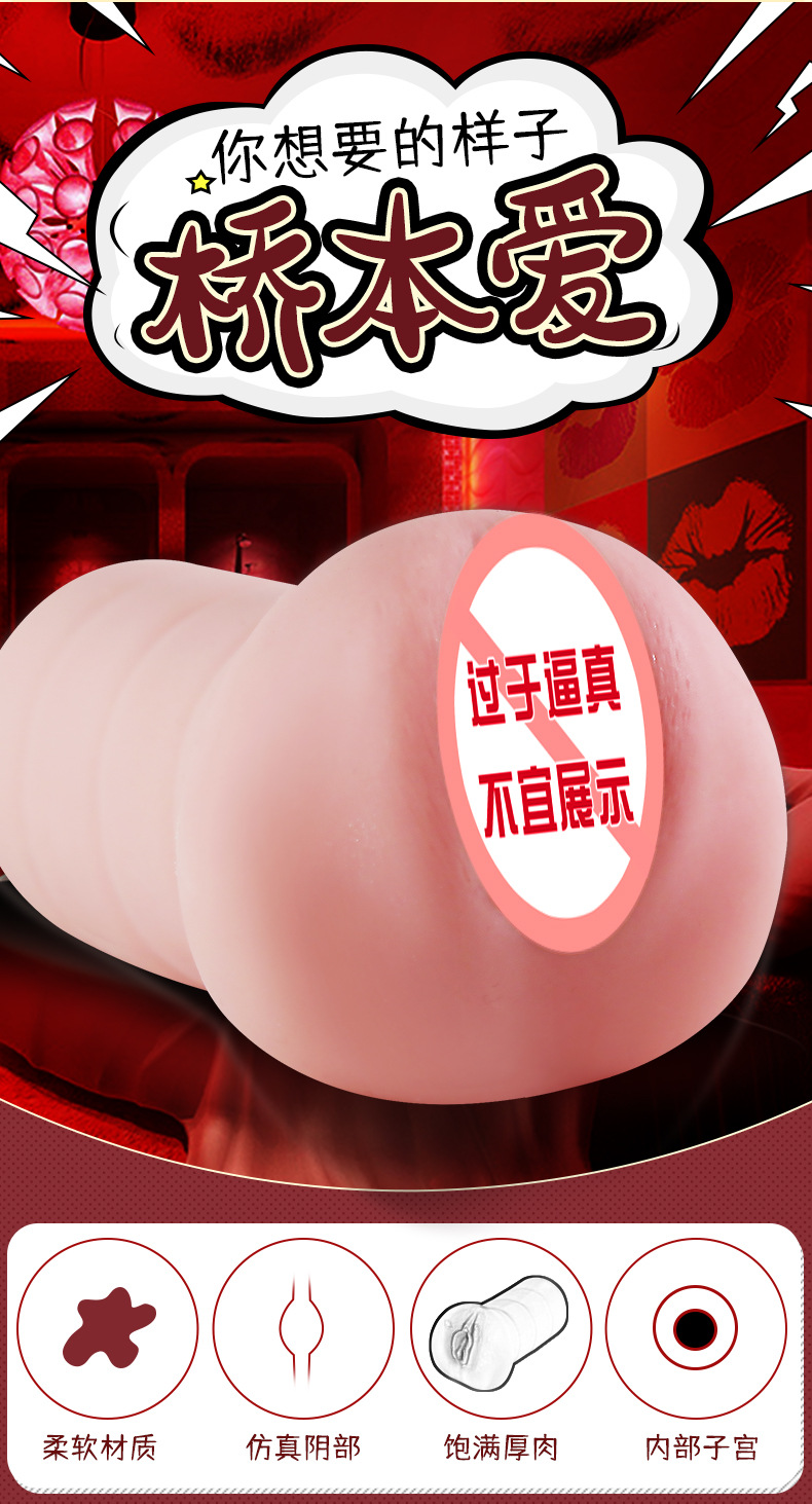 Hashimoto Ai Inverted Aircraft Cup Male Masturbation Device TPE Manual — detail image 2