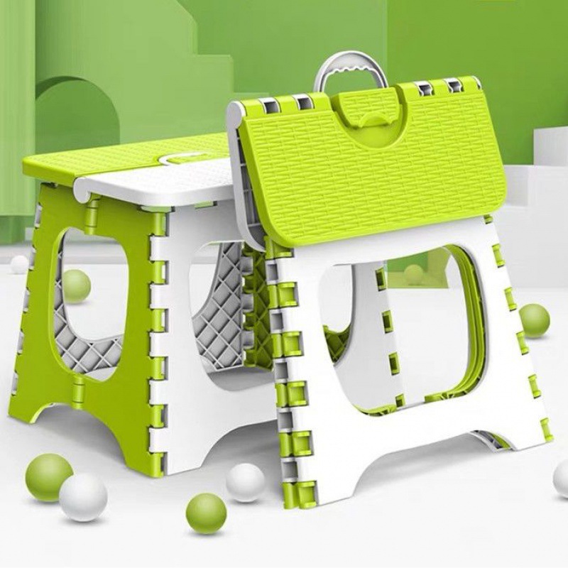 Taburete plegable engrosado banco pequeño doméstico para niños portátil al aire libre para adultos mini taburete plástico zapatos perezosos