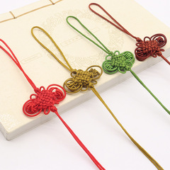 Wholesale Tassel Tassel Jewelry Accessories 6-Plate Lantern Chinese Knot Pendant Car Accessories Lanyard Bow Knot Rope