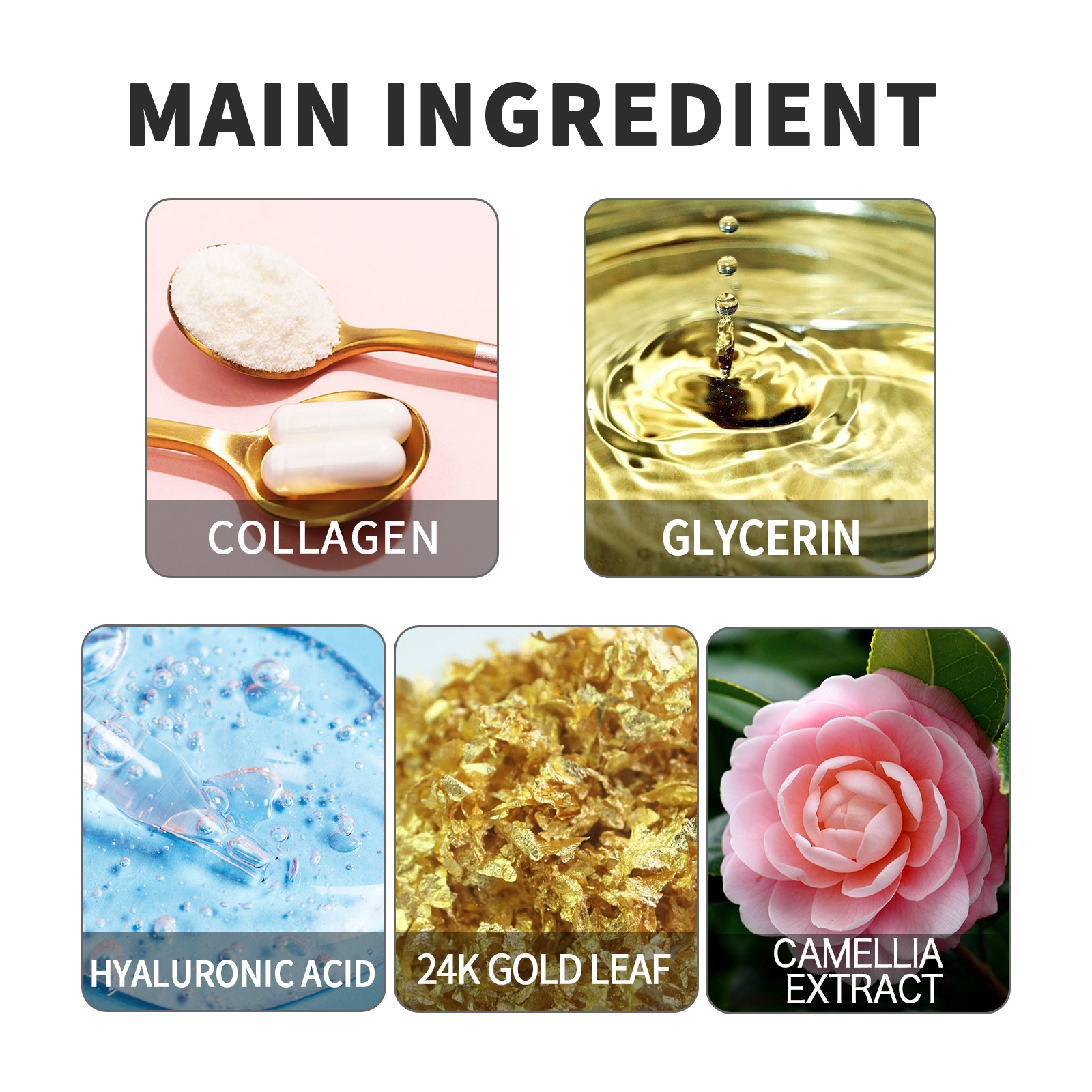 EELHOE Crystal Collagen Eye Mask Firming and Lifting Eye Mask Hydrates and Moisturizes the Skin Around the Eyes and Reduces Fine Lines_voghion.com