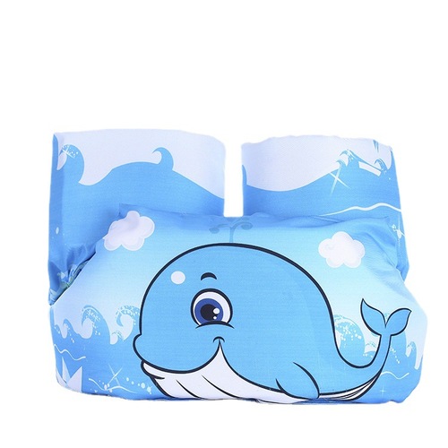 Thickened Upgraded Version Children's Buoyancy Suit Swimming Back Harness Baby Buoyancy Suit Life Vest Buoyant Foam Water Sleeve Life Ring