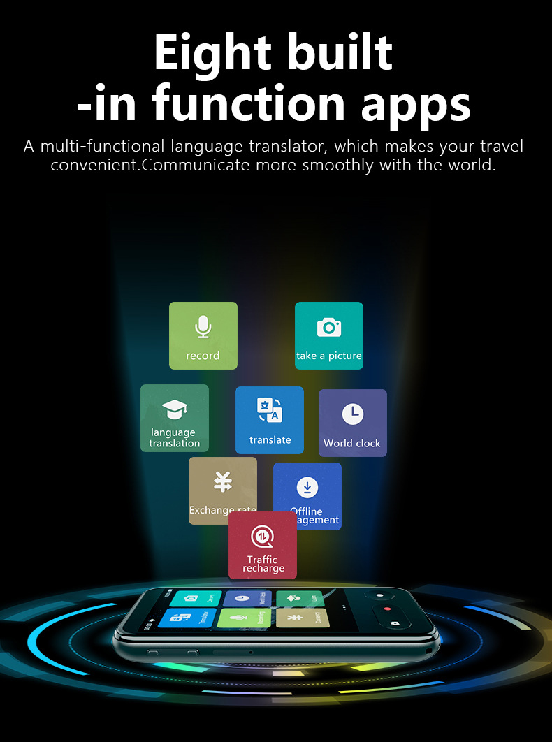 18跨境智能语音翻译机138种语言翻译器支持在线和离线拍照翻