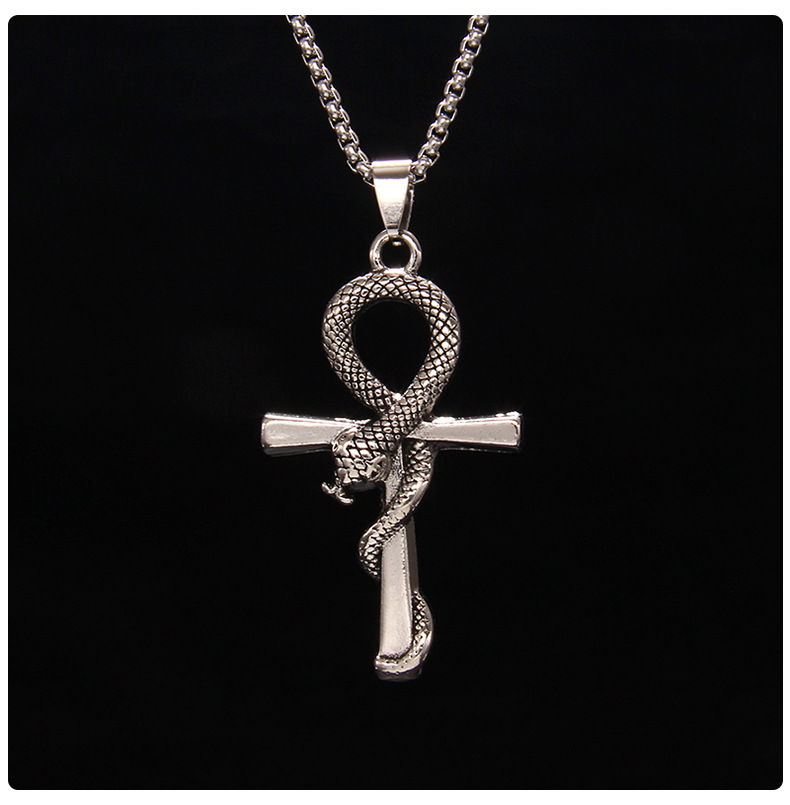 box chain Chain Type Fashion Snake Stainless Steel Plating Pendant Necklace 1 Piece