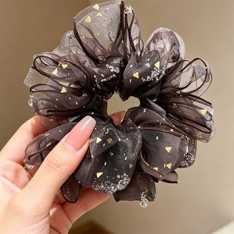 The diameter of 2# brown large intestine hair ring is about 13CM