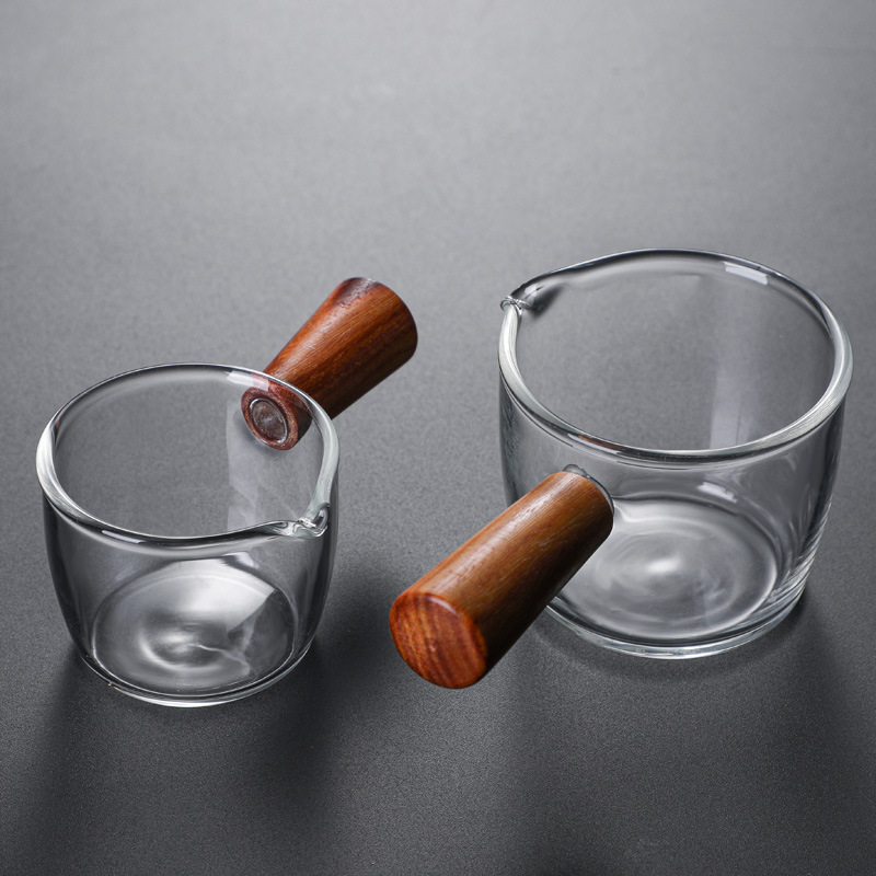 Woodpower small milk cup high borosilized glass coffee cup milk cup…