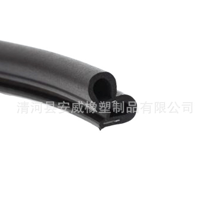 三元乙丙u型骨架条密实复合密封条防水防尘胶条