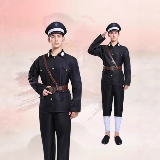 Adult Groomsman Costumes, Republic of China-Style Performance Costumes, Police Uniforms, Fake Army Uniforms, Children's Stage Performance Costumes