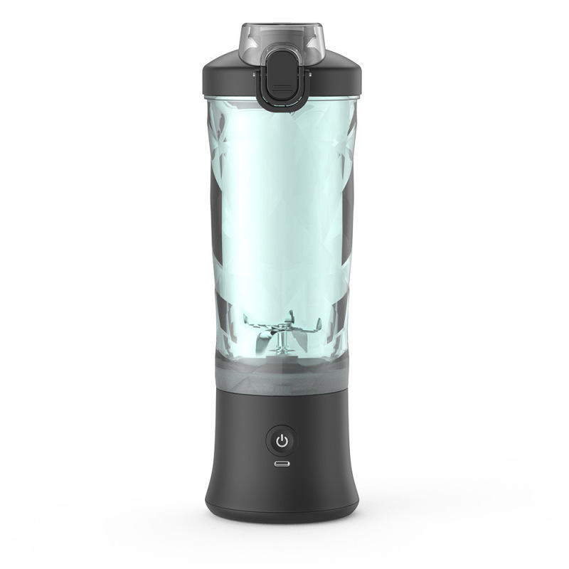 国境を越えた人気のポータブル大容量 600ML スポーツおよびフィットネスミキシングカップ直飲み口絞りジューサージューシングカップ|undefined