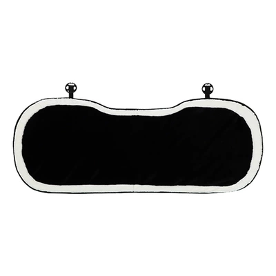 Car Neck Pillow Cushion Simple | Waist support - rabbit-fur-white-edge-seat-cushion-back-row