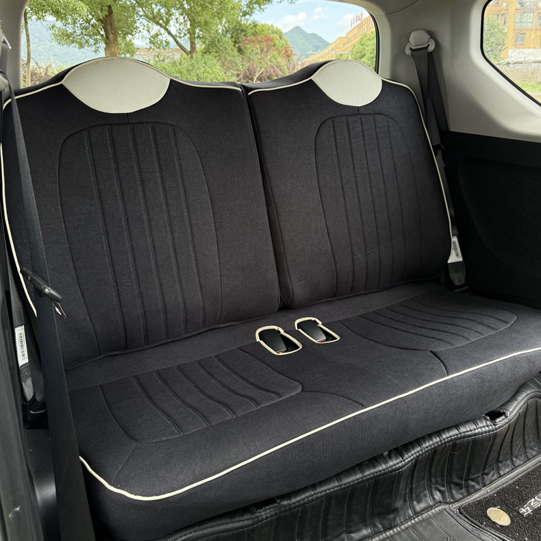 Fabric Cute Cartoon Breathable Car Seat Cover Full Set for Wuling Hongguang MINI 2020-2022