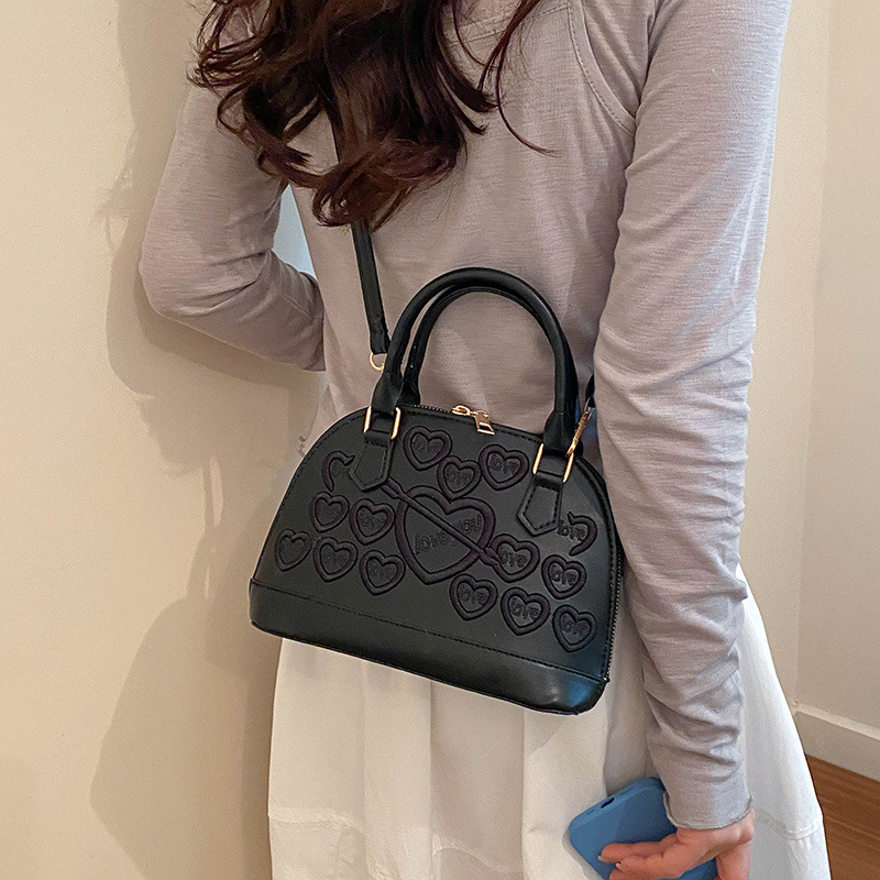industria pesada bordada amor bolsos de mujer bolsos transfronterizos2026 nueva mujer hombro bolsos de mano