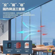 ✅静电隔热单透防窥膜阳台窗户防晒膜防紫外线遮光隐私免胶玻璃贴