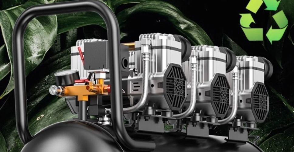 Air Compressor Pump Small 220V Oil-Free Low-Noise Industrial-Grade Woodworking High-Pressure Cross-Border