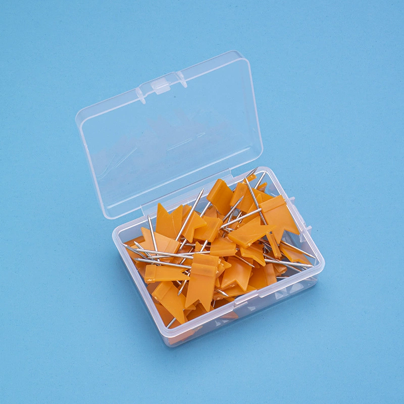 Цветные флаги иглы для офисных принадлежностей пробковая доска ногти флаги гвозди карта с фиксированной иглой красный флаг