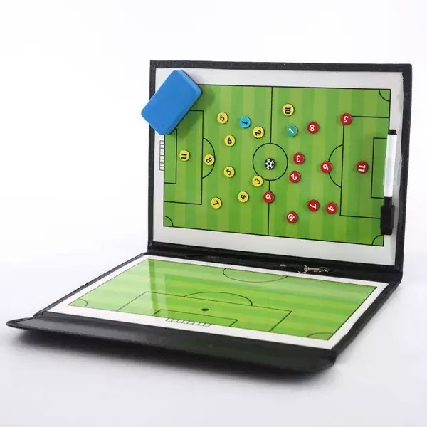 Advanced Football Tactical Board, Magnetic Folding Coach's Competition Training Command Board, Professional Magnetic Tactical Board