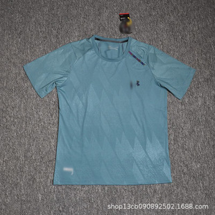 Sports Short-Sleeved T-Shirt Men's Loose Ice Silk Quick-Drying Summer Thin Moisture-Wicking Fitness Training Running Top