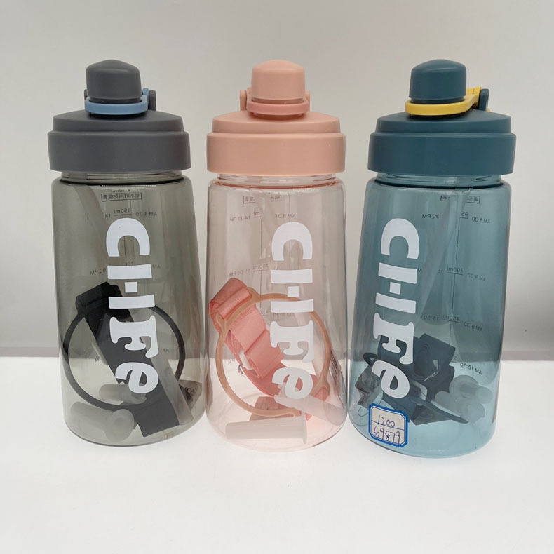 Xinya simple plástico espacio taza portátil al aire libre deportes taza de agua 2000ml gran capacidad hervidor potable directa