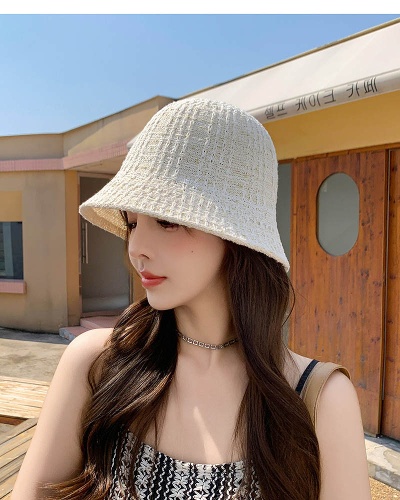 Women's Elegant Lady Simple Style Solid Color Wide Eaves Bucket Hat display picture 8