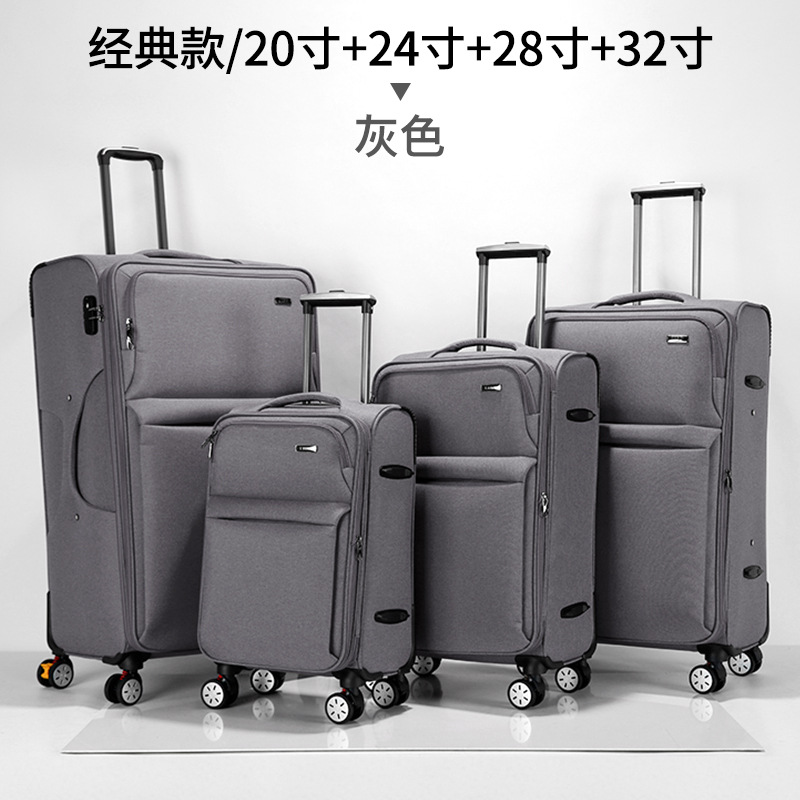 Maleta de tela Oxford, maleta de viaje de estudiantes de alta capacidad, maleta de embarque, maleta de embarque, maleta de viaje de estudiantes de alta capacidad