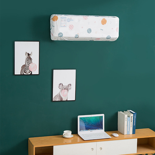 挂式空调防尘罩PEVA创意卡通全包家用卧室挂式可水洗空调罩子批发