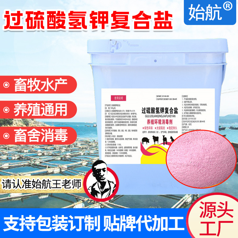 过硫酸氢钾 养殖猪场鸡舍兽用消毒粉 过硫酸氢钾复合粉