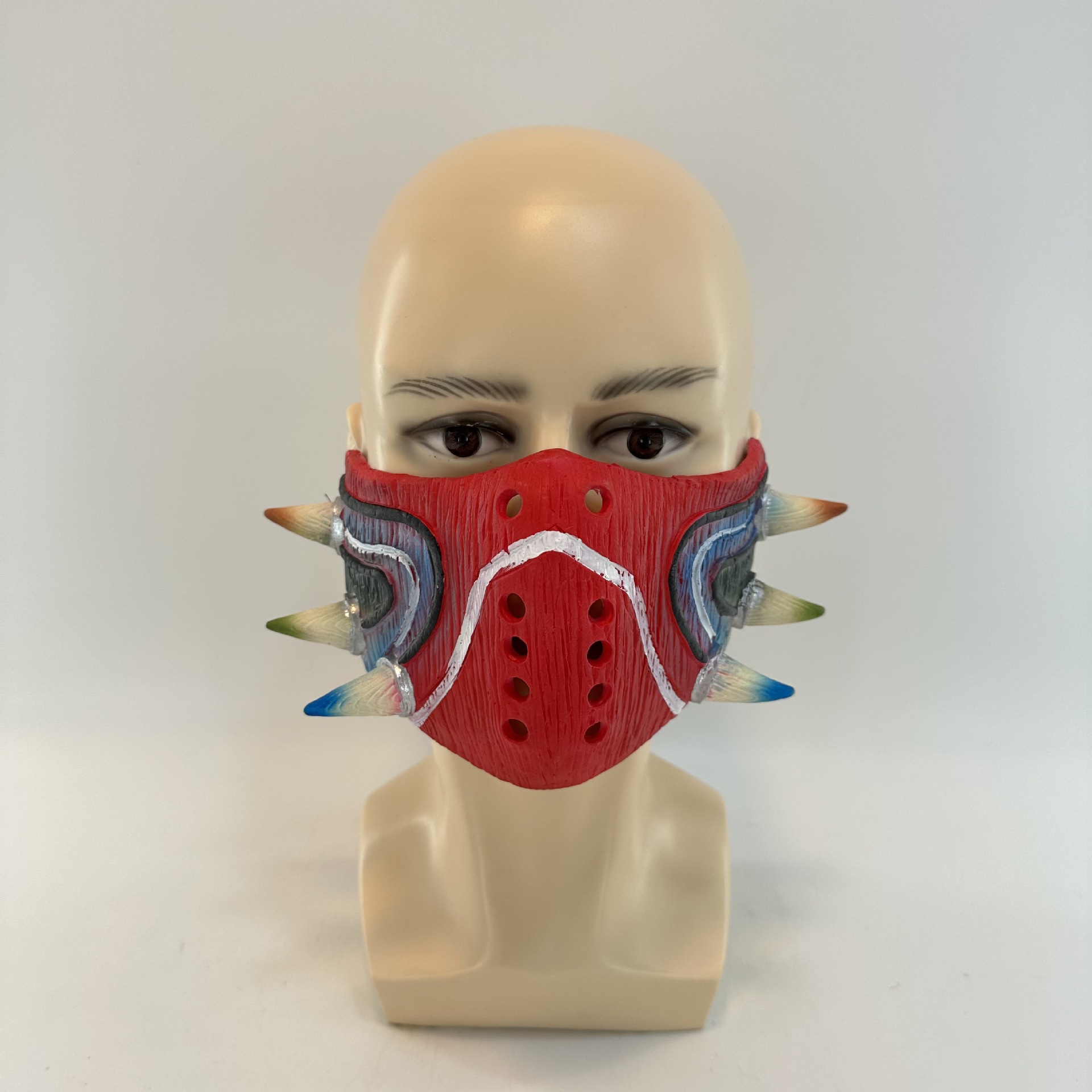 獨立站熱銷款梅祖拉半臉面具 萬聖節塞爾達傳說瑪吉拉面具
