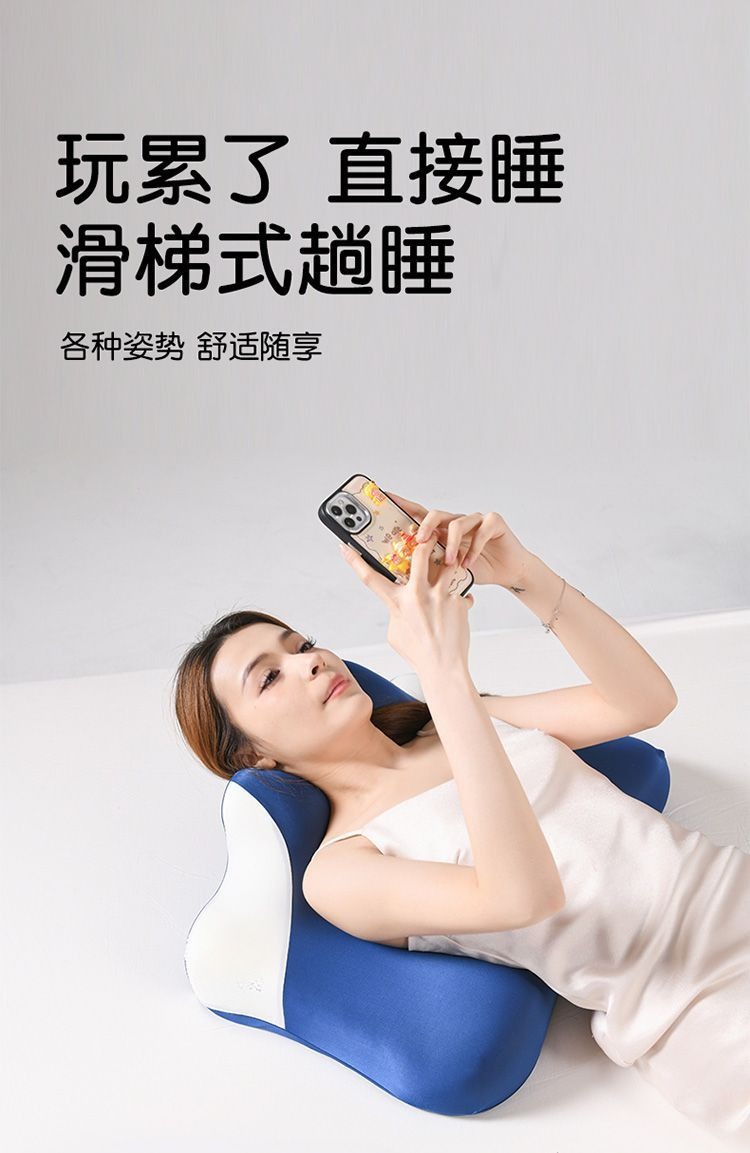 Cross-border multifunctional lying pillow for prone sleeping, reading, and using a phone, memory foam lying pillow
