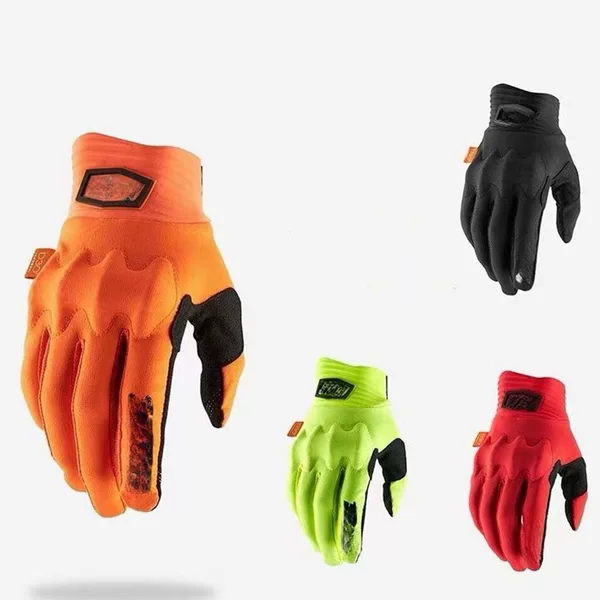 Touchscreen-Compatible 100% D30 Outdoor Sports Cycling Off-Road Motorcycle Wear-Resistant Long-Finger Anti-Slip Gloves for Mountain Bikes