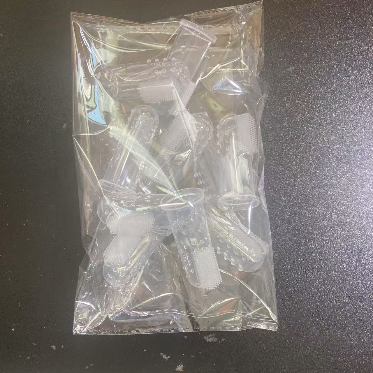 10 pieces [opp bag] / Pet finger toothbrush