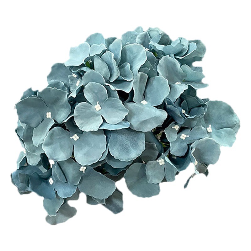 5 Hortensias Artificiales de Mallorca para Decoración de Bodas, Arreglo de Pasillo con Hortensias de Tela, Techo de Salón de Bodas, Ramo de Flores Artificiales Moderno