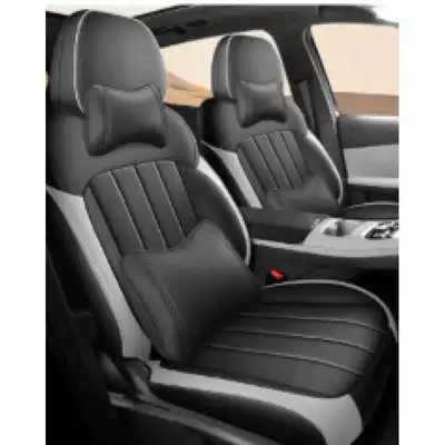 for a7EM-i/EV car seat cushions | Modelə uyğun (Original) oturacaq örtükləri - black-and-gray-luxury-edition-note-the-model-year-front-row-fully-covered-rear-row-partially-covered