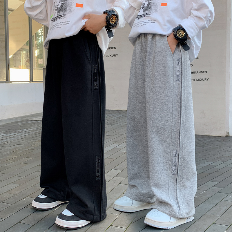男童春秋季运动长裤儿童男孩裤子2026新款秋装中大童直筒休闲卫裤