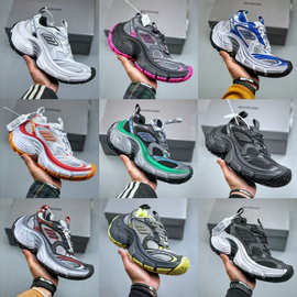 高端纯原莆田巴黎10XL做旧厚底增高休闲男女低帮运动老爹鞋潮