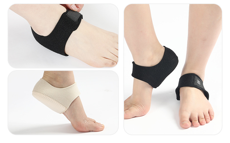 70g Weight 1 Pair Quantity Daily Occasion Nylon Material Solid Color Pattern Winter, Summer, Spring Season Unisex Gender Heel Sockliner Heel Sockliner For Men And Women Foot Fatigue Shock Absorption