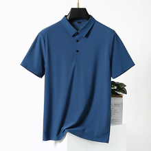 短袖polo衫男商务休闲夏季新款中老年爸爸装时尚休闲翻领百搭上衣