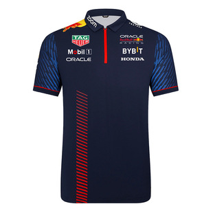 F1 Team Uniform T-Shirt 2023 New Red Bull Cycling Racing Shirt Short-Sleeved Polo Men's Quick-Drying Summer Car