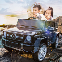 Mercedes-Benz G-Class electric car toy for adults and children, dual seating, four-wheel remote control off-road SUV for babies