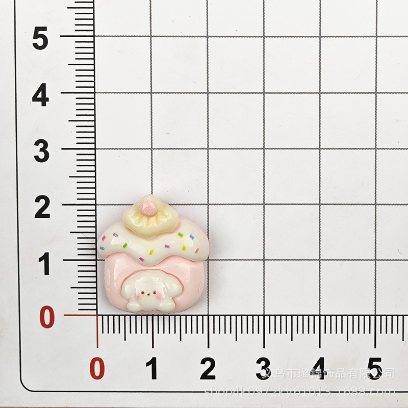 강아지 컬러풀한 크림 케이크