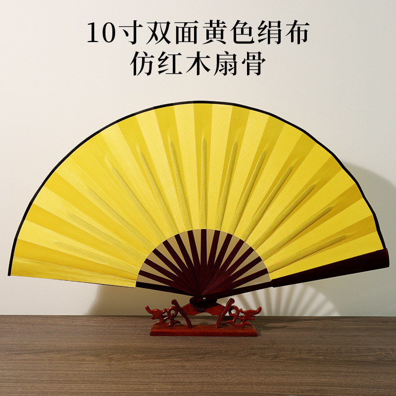 Ventilador plegable antiguo personalizado publicidad de verano ventilador masculino ventilador plegable portátil de tela de seda 8 pulgadas 10 pulgadas en stock image 39