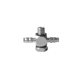 SMC miniature metal joint barbed tee 4-M56-M5 straight-through gas pipe stainless steel gas nozzle MS-5ATHU4