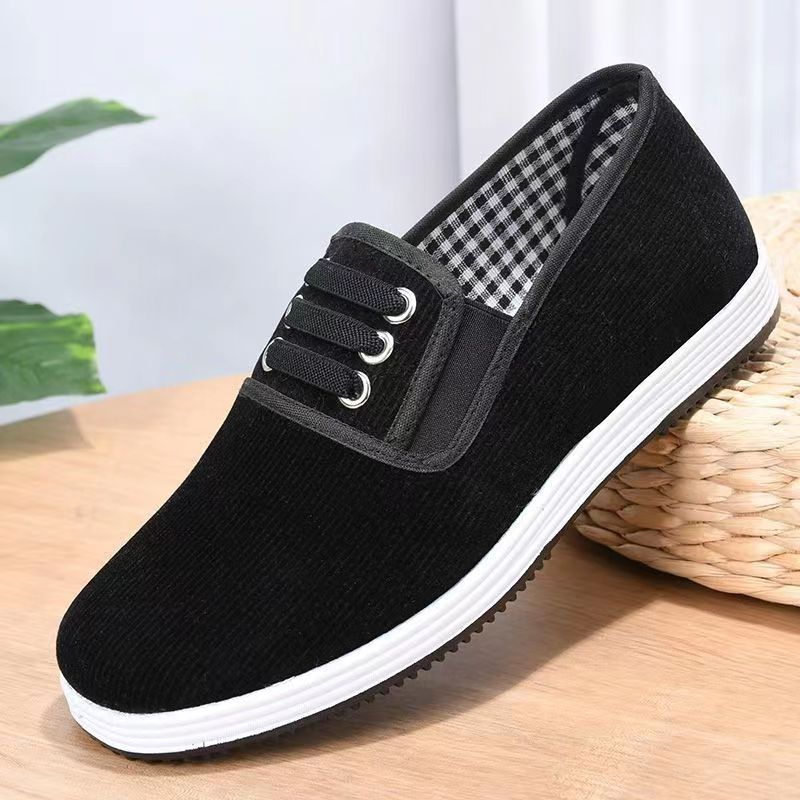 Three-rib oxford bottom black (one pair) / 35