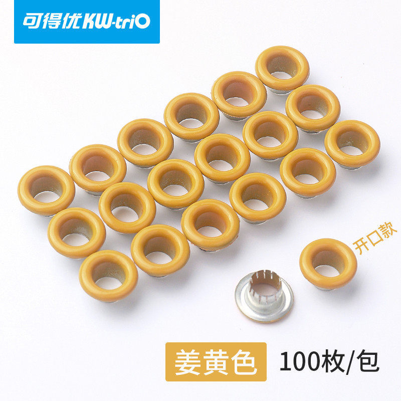 Kedeyou plástico color metal hebilla de ojo de pollo anillo de protección transparente remachadora de tarjetas perforadora manual perforadora de anillo