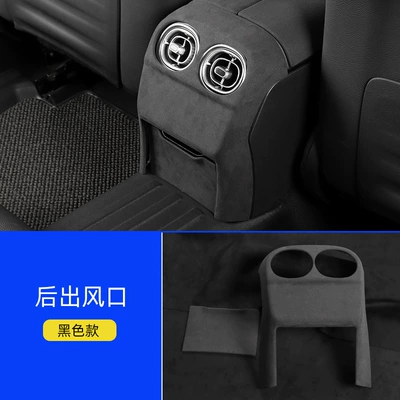 modification protection, Automotive Film - suede-rear-air-outlet-mask-black