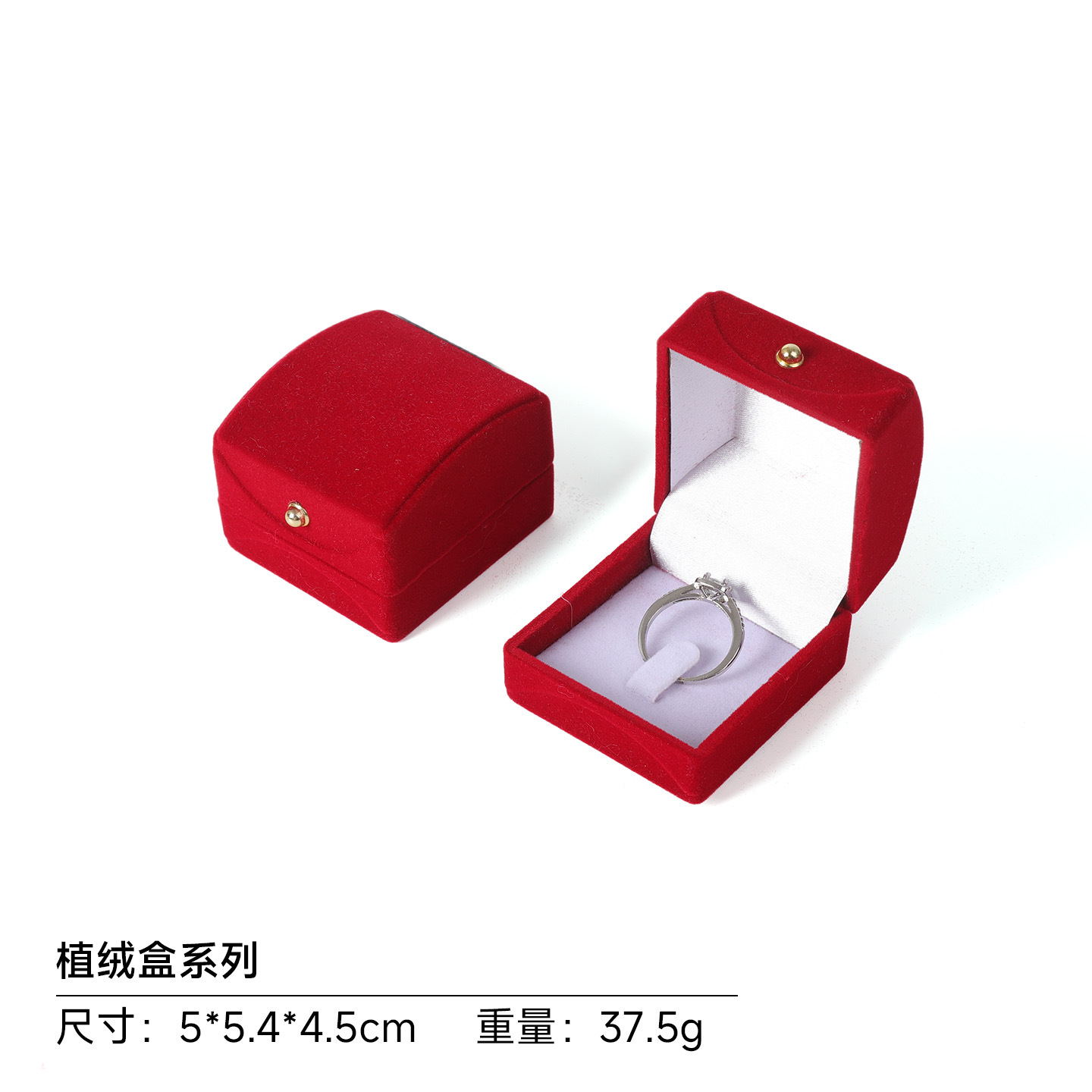 Caja Organizadora de Joyas y Anillos de Franela para Guardar Joyas