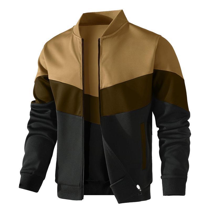S 16622 Men's Color Windbreaker Jacket Men's Colorful Windproof Flight Jacket