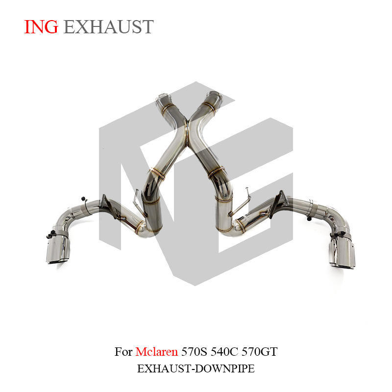 Suitable for 540C 570S 570GT 3inch X-shaped pipe, mid-section exhaust pipe without valve