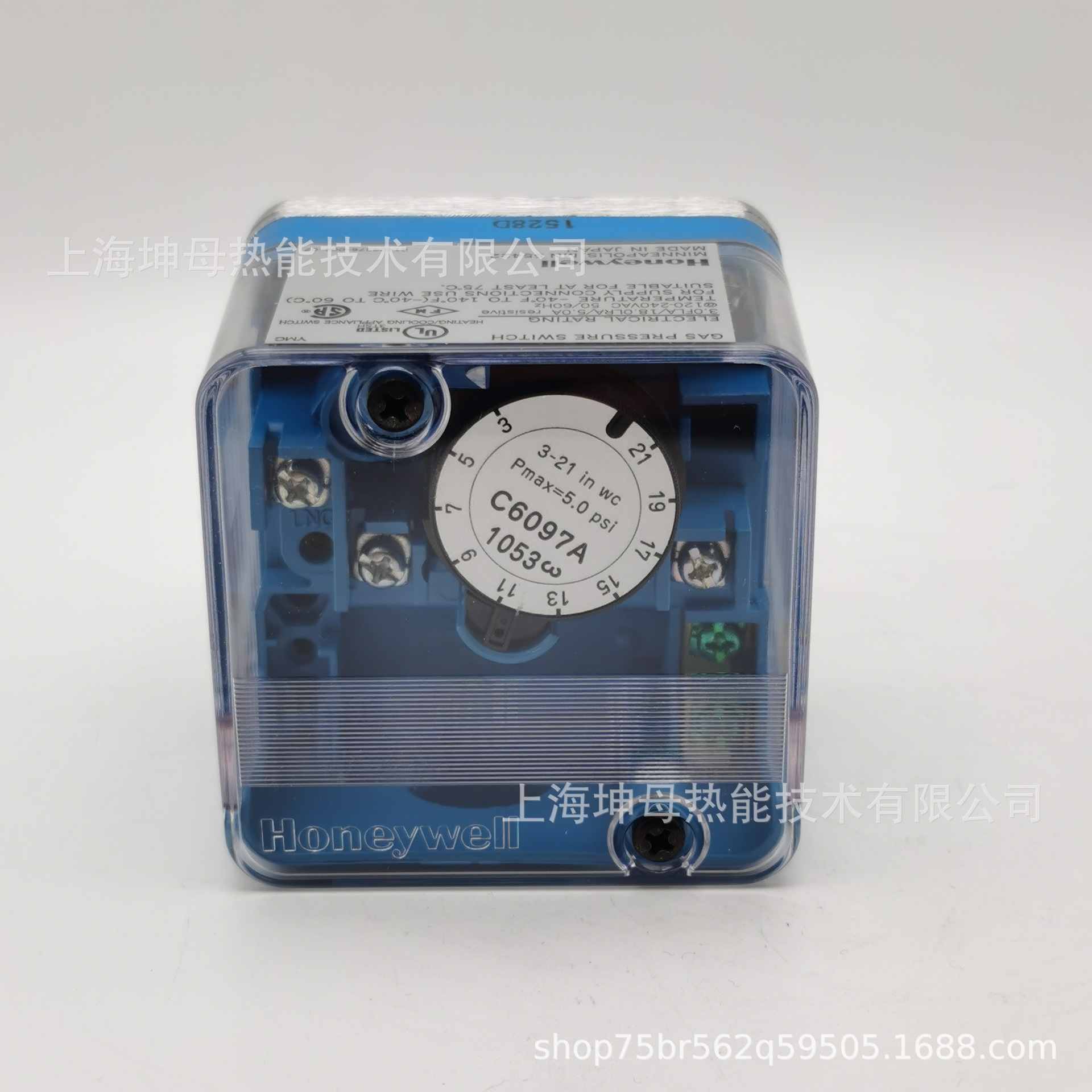 霍尼韦尔（Honeywell）压力开关C6097A1012，C6097A3012