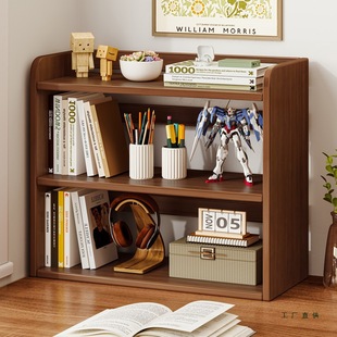 Desktop Storage Rack Student Desk Small Simple Multi-Layer Bookcase Storage Desktop Bookshelf Storage Rack Home