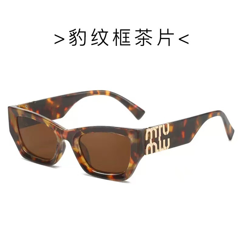 网红2025新款高级感方形墨镜女遮阳猫眼时尚素颜潮显脸小太阳镜男|undefined