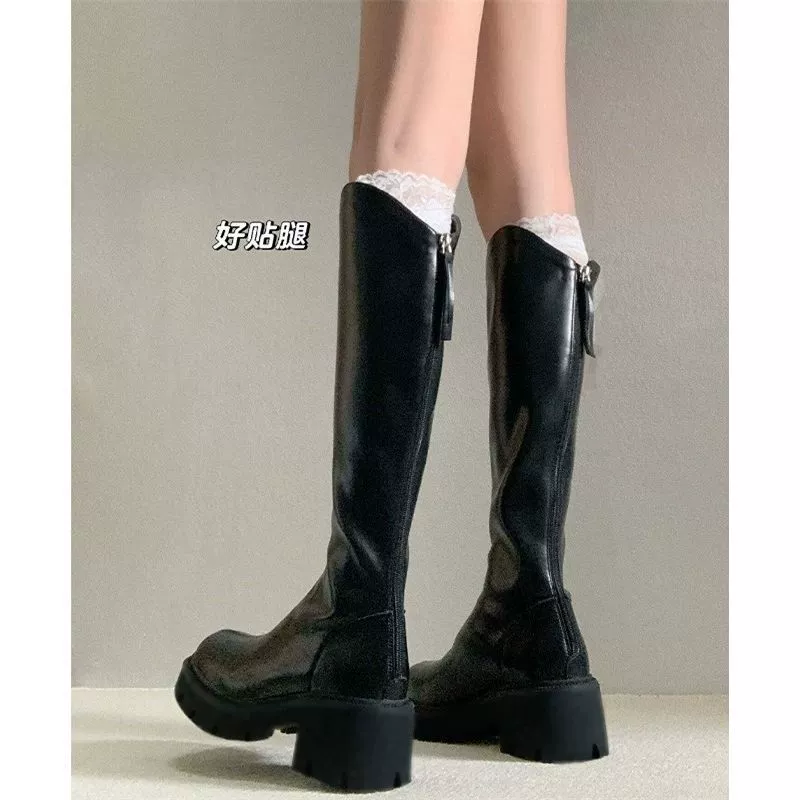 [1760 человек хвалят] черные ботинки женские осенние сапоги